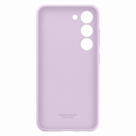 Оригінальний чохол Samsung Silicone Cover Rubber для Samsung Galaxy S23 - Lilac (EF-PS911TVEGWW)