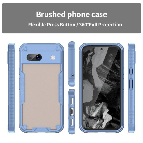 Протиударний чохол Armor Glaze PC Hybrid для Google Pixel 8a - синій