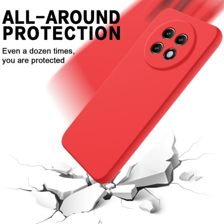 Силіконовий чохол Solid Color Liquid Silicone на Realme 13+ 5G/13 Pro 5G/13 Pro+ - червоний