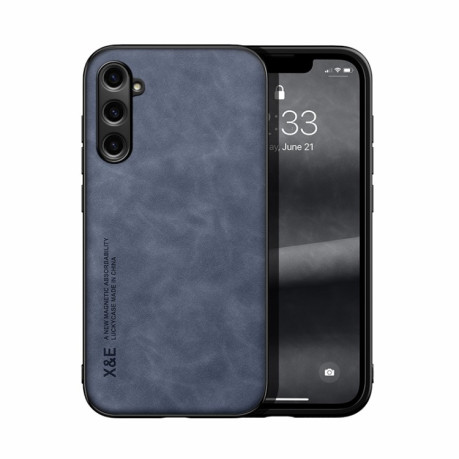 Противоударный чехол Skin Feel Magnetic для Samsung Galaxy M34 5G - синий