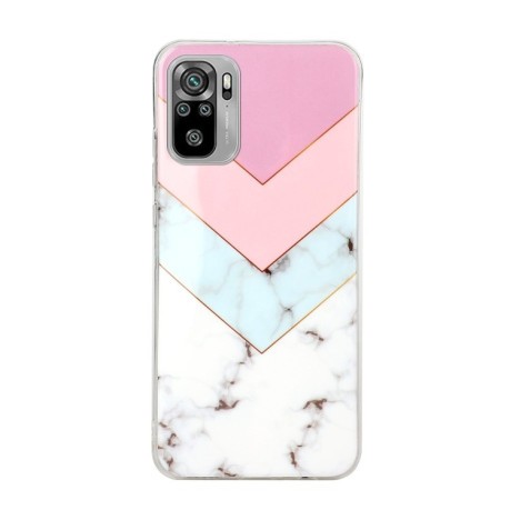 Чохол Marble Pattern Soft на Xiaomi Redmi Note 10/10s/Poco M5s - Tricolor