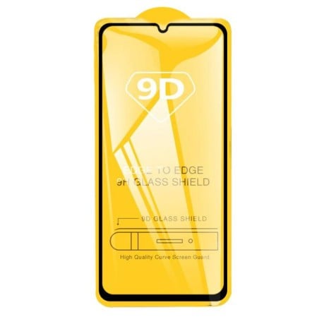 Захисне скло 9D Full Glue Full Screen на Samsung Galaxy M06 5G - чорне