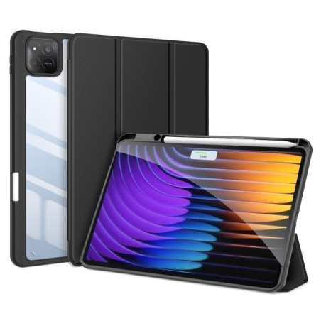 Противоударный чехол-книжка DUX DUCIS TOBY Series Antiskid Leather для Xiaomi Pad 7 / 7 Pro - черный