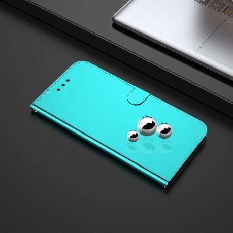 Чехол-книжка Lmitated Mirror для Xiaomi Redmi A1+/A2+ - зеленый