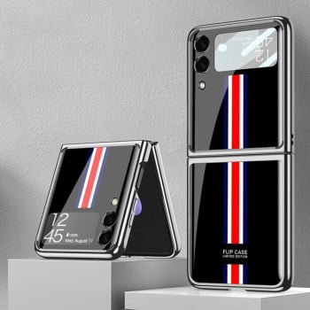 Протиударний чохол GKK Electroplating Painted Samsung Galaxy Z Flip3 5G - чорний
