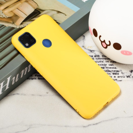 Силіконовий чохол Solid Color Liquid Silicone Xiaomi Redmi 10A/9C - жовтий