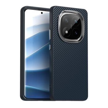 Ударозахисний чохол Carbon Fiber Series IMD на Xiaomi Redmi Note 14 Pro+ 5G - синій