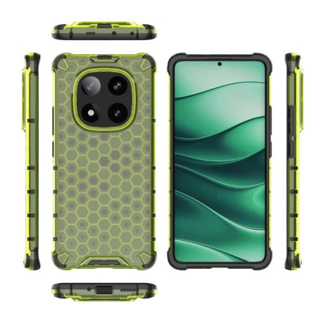 Протиударний чохол Honeycomb на Xiaomi Redmi Note 14 Pro 5G/Poco X7 - зелений