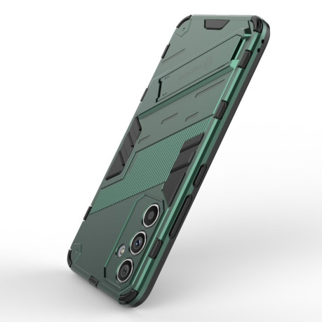 Противоударный чехол Punk Armor для Samsung Galaxy A54 5G - зеленый