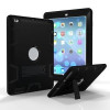 Черный Противоударный Чехол накладка Kickstand Hybrid TPU черный iPad 4/ 3/ 2