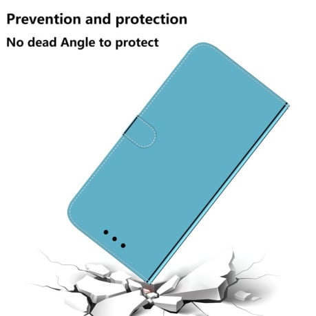 Чехол-книжка Lmitated Mirror для Xiaomi Redmi Note 12 4G - синий