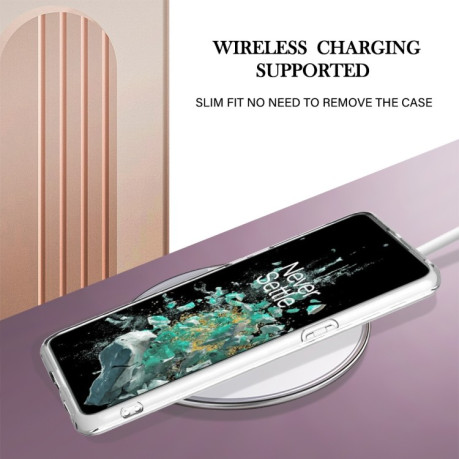Протиударний чохол Electroplating IMD для OnePlus 10T 5G / Ace Pro - темно-фіолетовий