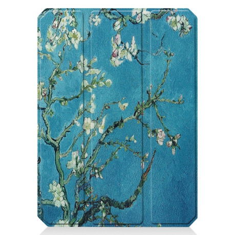Чехол-книжка Colored Drawing на iPad mini 6 - Apricot Blossom