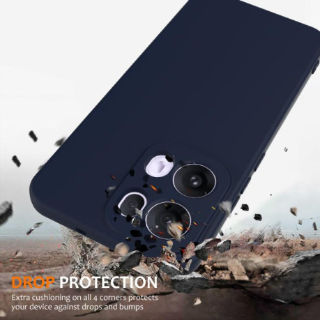 Силіконовий чохол Shockproof Silicone Magsafe для OPPO Reno13 Pro 5G Global - синій