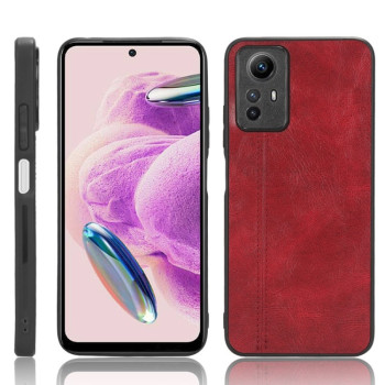 Ударозащитный чехол Sewing Cow Pattern для Xiaomi Redmi Note 12S 4G - красный