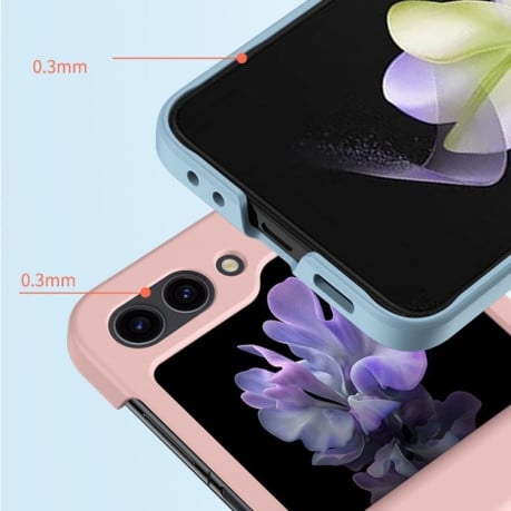 Противоударный чехол Skin Feel для Samsung Galaxy  Flip 6 - белый