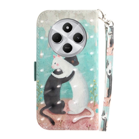 Чехол-книжка 3D Painting для Xiaomi Redmi 14C 4G/Poco C75/Redmi A4 5G - разноцветный