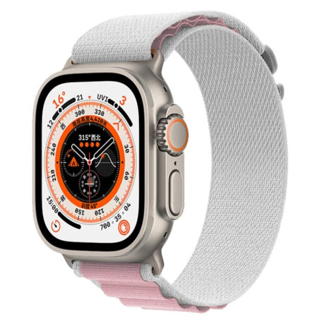 Ремешок Nylon Loop для Apple Watch Ultra 49mm - светло-фиолетовый