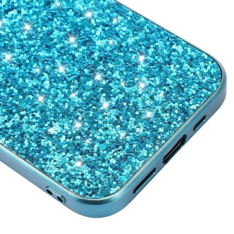 Ударозащитный чехол Glitter Powder Shockproof TPU на iPhone 16 Pro Max - красный