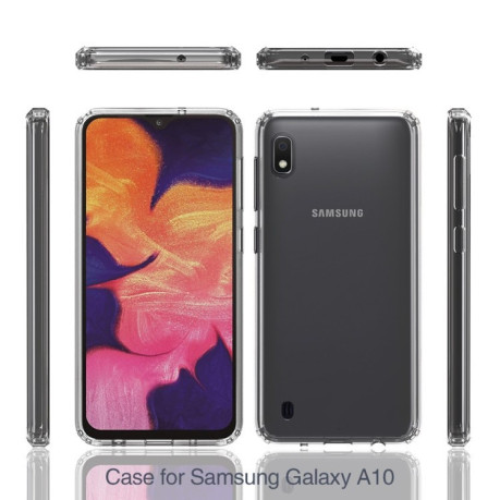 Противоударный чехол HMC Acrylic Protective Case на Samsung Galaxy A10-прозрачный