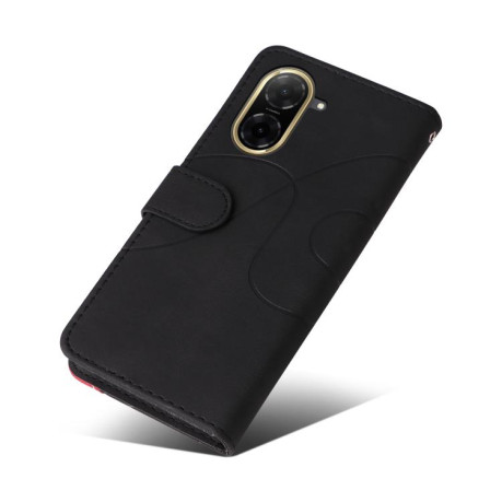 Чехол-книжка Dual-color Splicing Flip Leather для Xiaomi Redmi  A5 4G 173.3mm - черный
