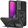 Противоударный чехол Camera Sliding для Samsung Galaxy A33 5G - черный