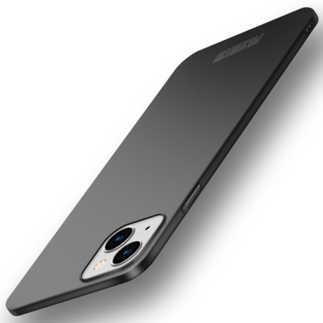 Ультратонкий чохол PINWUYO Micro-Frosted PC Ultra-thin Hard на iPhone 15 Plus - чорний