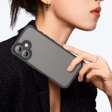 Чехол Fan Dun Series TPU Hybrid PC на iPhone 17 - черный