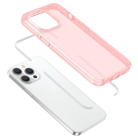 Противоударный чехол Two-color Shockproof для iPhone 15 Pro-розовый
