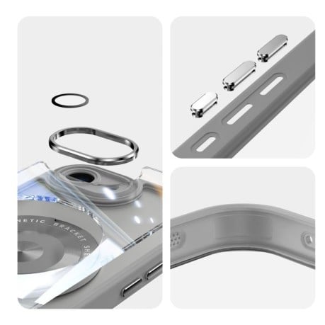 Протиударний чохол MagSafe Acrylic Hybrid для iPhone 16e - білий