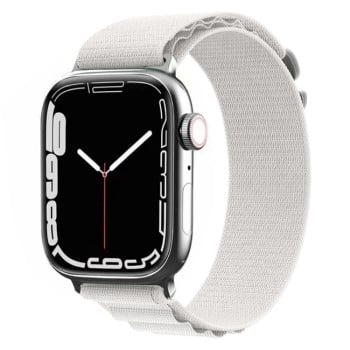 Ремінець Nylon Loop для Apple Watch 10 42mm/Series 8/7 41mm / 40mm / 38mm - білий