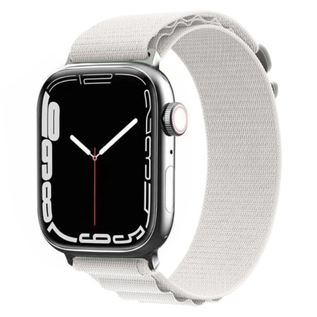 Ремінець Nylon Loop для Apple Watch Series 8/7 41mm/40mm/38mm - білий