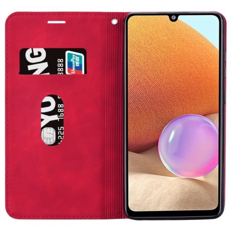 Чохол-книжка Frosted Business Magnetic Samsung Galaxy A32 4G - червоний