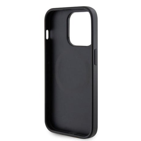 Оригінальний чохол Guess Saffiano MagSafe на iPhone 15 Pro - black(GUHMP15LPSAHMCK)