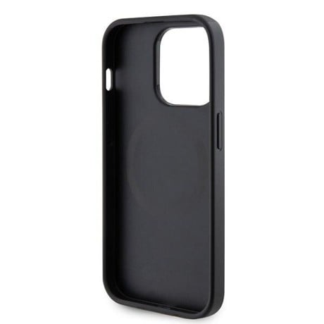 Оригинальный чехол Guess Saffiano MagSafe для iPhone 15 Pro Max - black(GUHMP15XPSAHMCK)