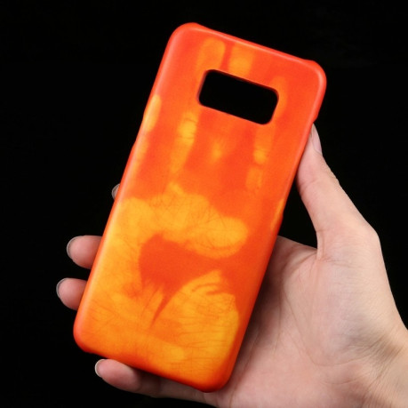 Термочехол Discoloration для Samsung Galaxy S8 - оранжевый