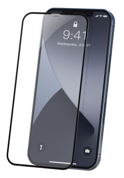 Комплект защитных стекол Baseus 0,23 mm для iPhone 12 mini - черных