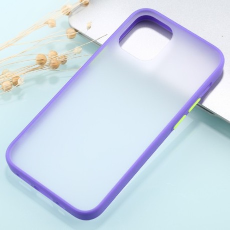 Противоударный чехол Skin Feel Series на iPhone 12 Mini - фиолетовый