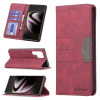 Чохол-книжка Magnetic Splicing Samsung Galaxy S22 Ultra 5G - червоний