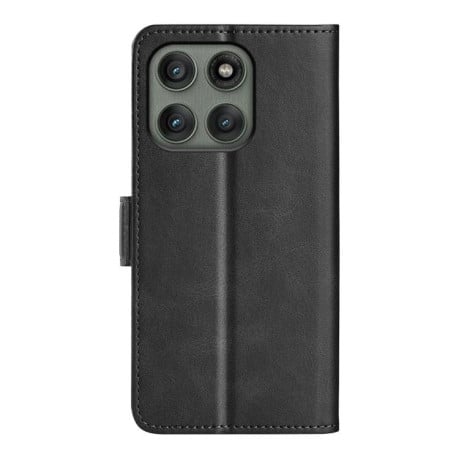 Чехол-книжка Dual-side Magnetic Buckle для Motorola Edge 60 Pro - черный