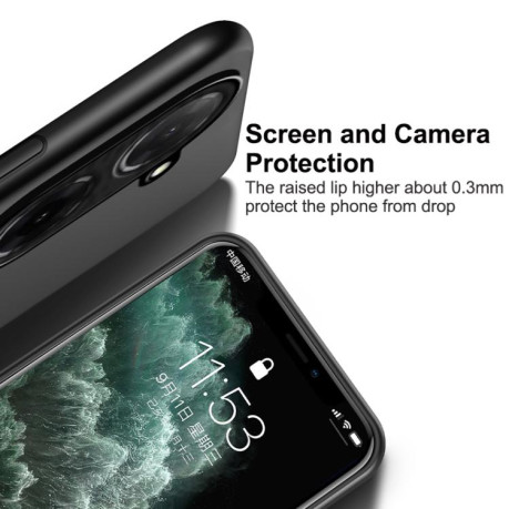 Чохол протиударний Tilt Strip Grain на Xiaomi Redmi A5 4G 171.7mm / Xiaomi Poco C71 - чорний