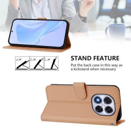 Чохол-книжка Skin Feel S-type для Xiaomi Redmi Note 14 Pro 5G/Poco X7 - Nude
