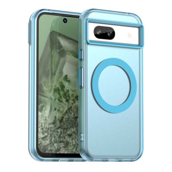 Противоударный чехол MagSafe Holder PC Hybrid для Google Pixel 8a - синий