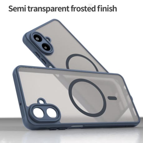 Чохол Fan Dun Series гібрид з Magsafe та захистом камери на Samsung Galaxy A07 4G - синій