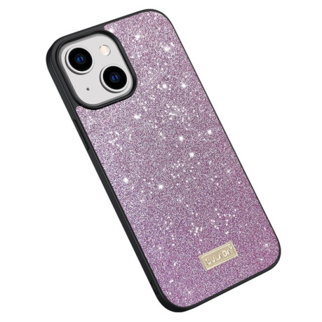 Чехол SULADA Glittery для iPhone 15 - фиолетовый
