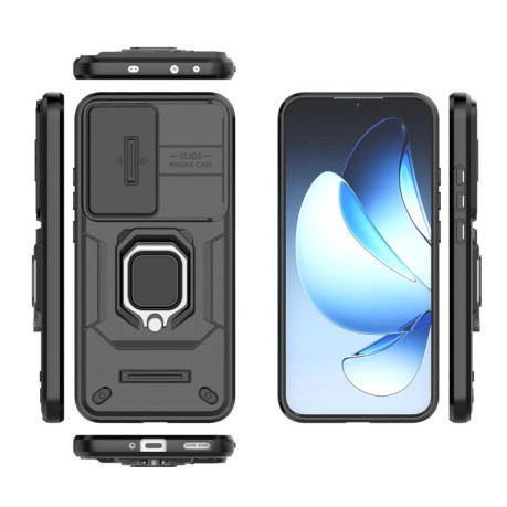 Протиударний чохол Sliding Camshield для OPPO Reno13 5G Global - чорний