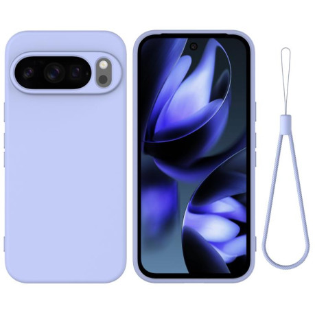 Силіконовий чохол Solid Color Liquid Silicone на Google Pixel 10 Pro XL - фіолетовий