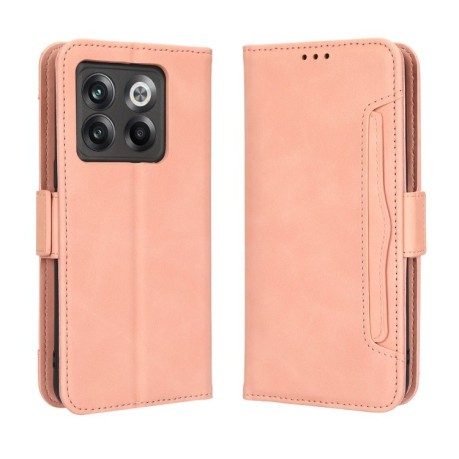 Чехол-книжка Skin Feel Calf на OnePlus 10T 5G / Ace Pro 5G - розовый