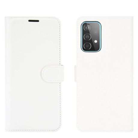 Чохол-книжка Litchi Texture Samsung Galaxy A52/A52s - білий