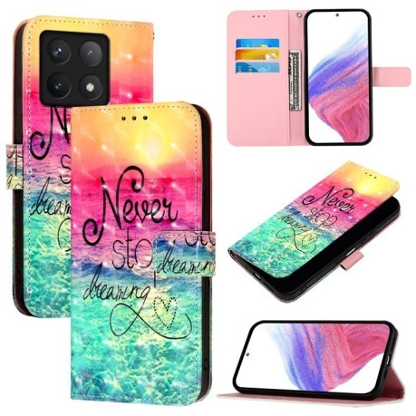 Чехол-книжка 3D Painting для Xiaomi 14T Pro - Dreams